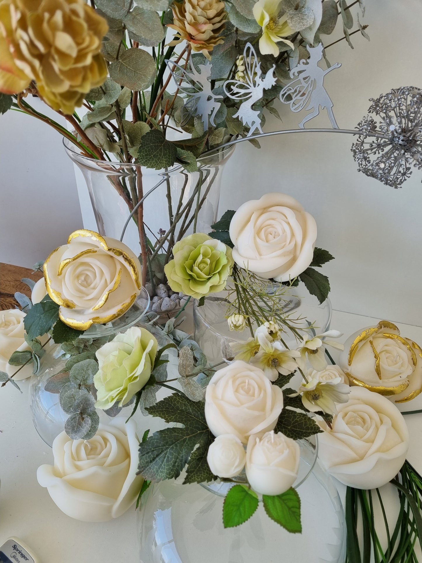 Velas Rosas - Coleção Primavera