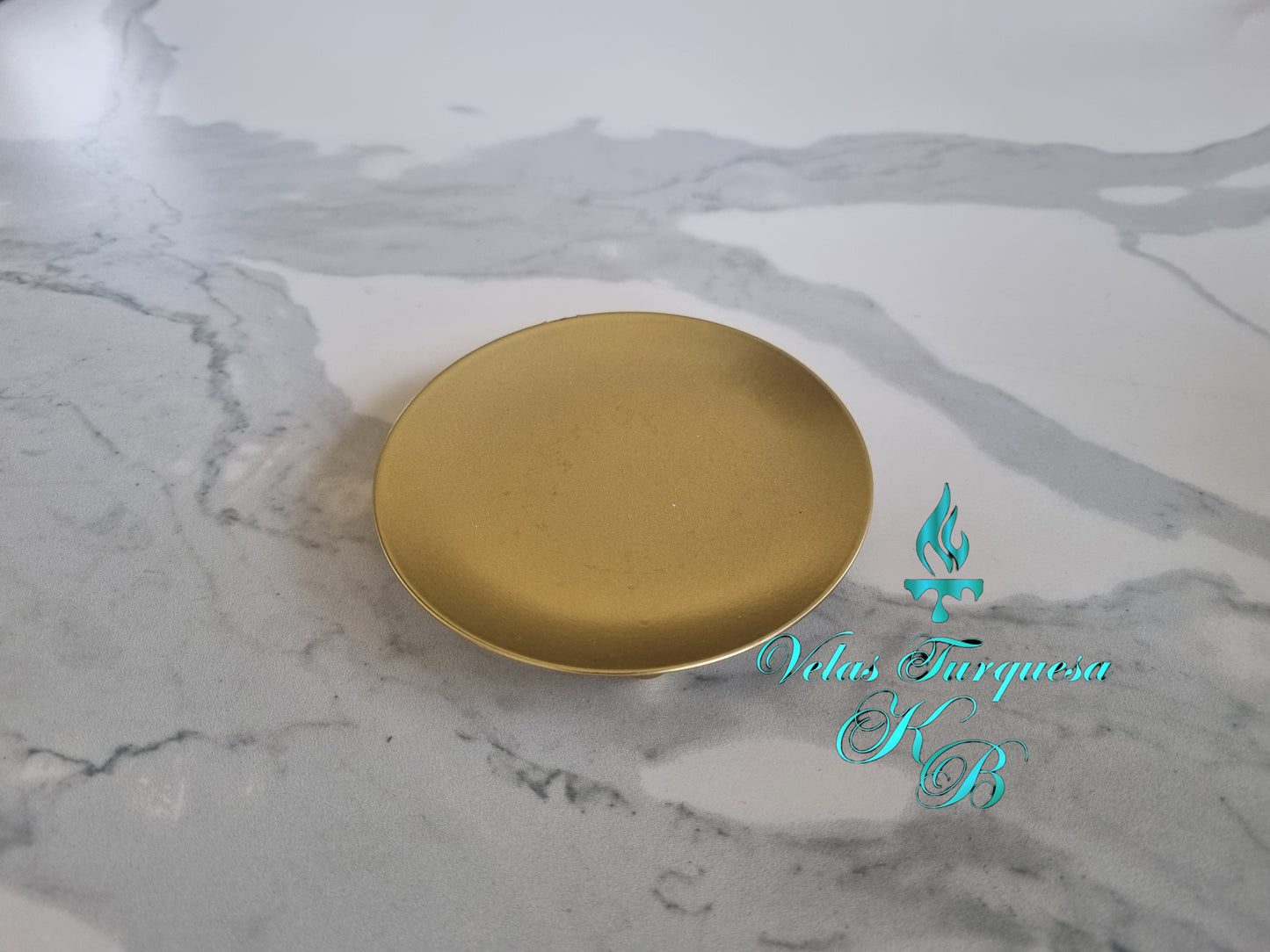 Pratinho para Velas TurquesaKB